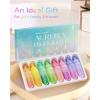 imageFour Candies 8 Pcs Highlighters Assorted Colors Cute Pastel Highlighter Set Dry Quickly Soft Chisel Tip Bible Highlighter for No Bleed Back to School SuppliesAesthetic Highlighters for Office