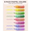 imageFour Candies cute school supplies set 8 Pcs No Bleed Highlighters