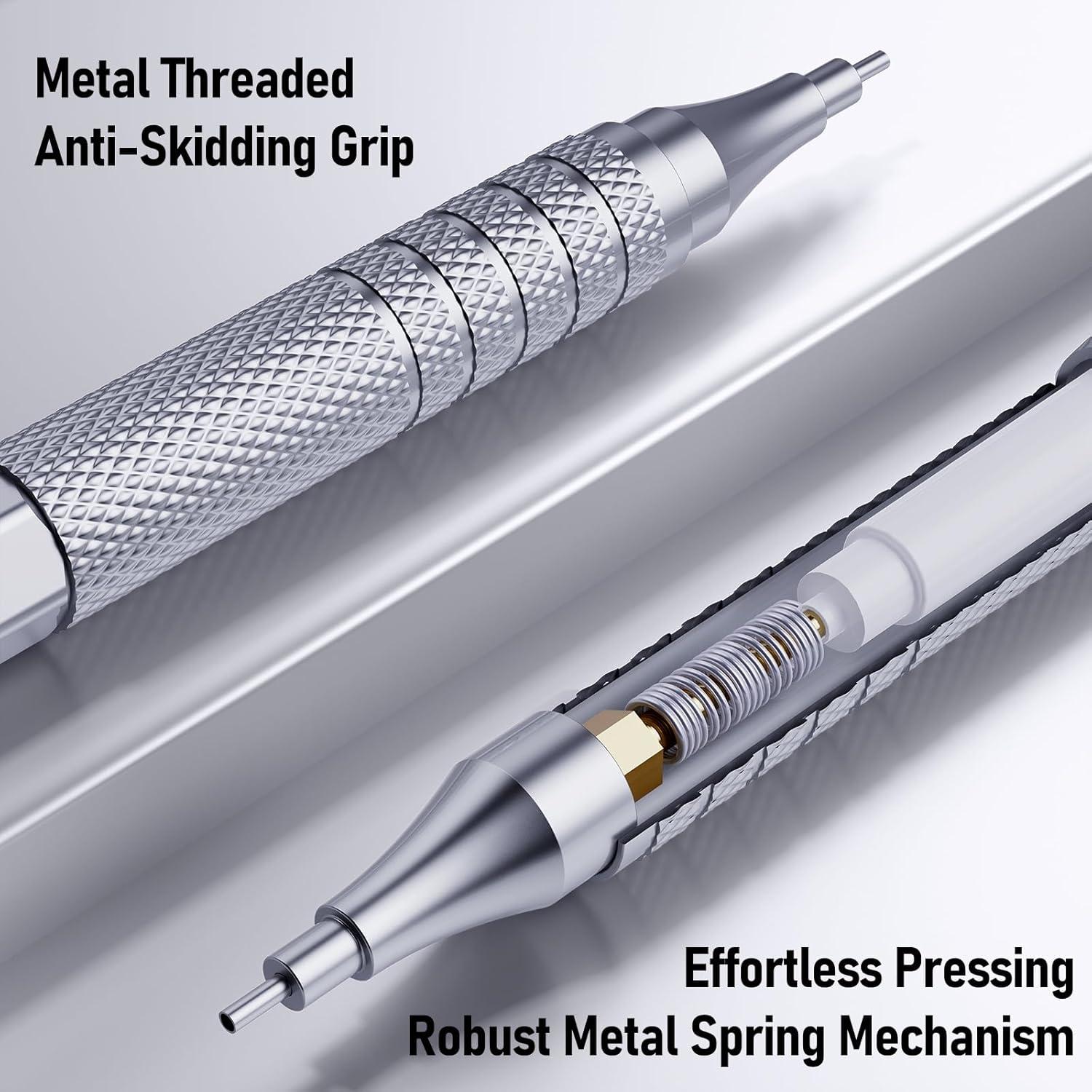 imageFour Candies Mechanical Pencil Set with Cute Pencil Case  Mechanical Pencil Set Silver