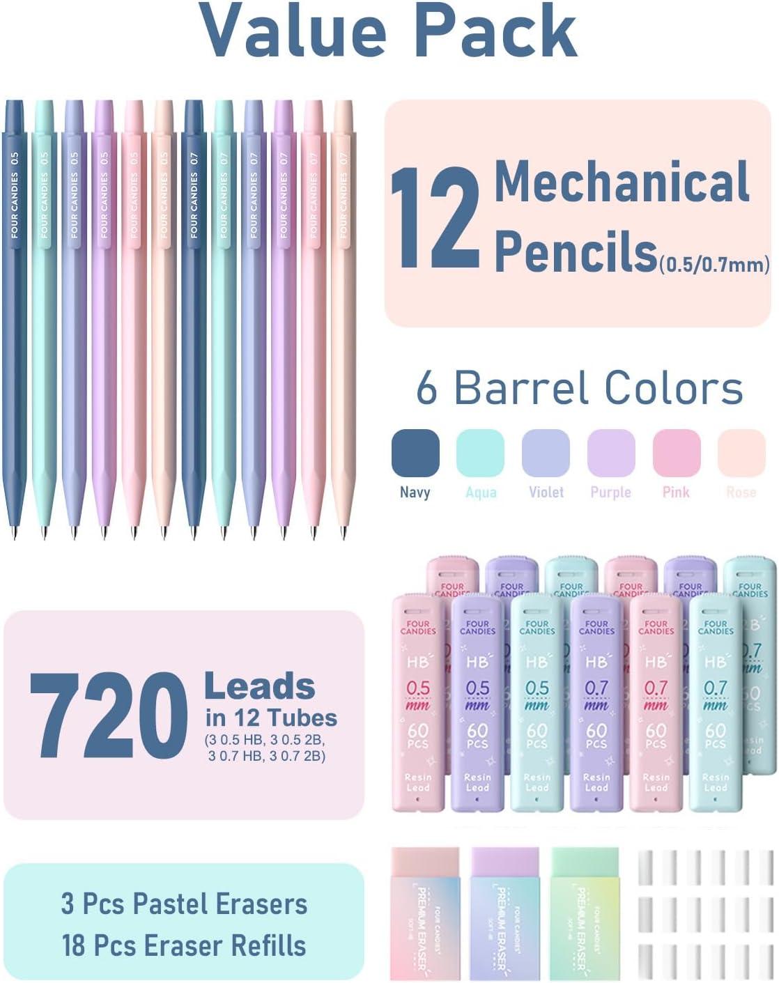 imageFour Candies Mechanical Pencils Set  18PCS