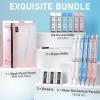 imageFour Candies Mechanical Pencil Set with Cute Pencil Case  Mechanical Pencil Set Silver