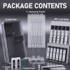 imageFour Candies Mechanical Pencil Set with Cute Pencil Case  Mechanical Pencil Set Silver