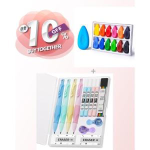 imageFour Candies Crayons 12 Count  4PCS 20MM Cute Mechanical Pencils