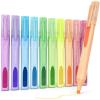 imageFour Candies Highlighters Assorted Colors Liquid Highlighter with Clear View Design Soft Chisel Tip Classic Colors 10 Pcs No Bleed Cute Bible Highlighters