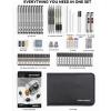 imageFour Candies 73PCS Advanced Art Supplies Drawing Kit with Fineliner Pens Mechanical Pencils 3Color Sketchbook Charcoal SticksPastels for Sketching Drawing Comics Gifts for Professionals Artists73
