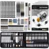 imageFour Candies 73PCS Advanced Art Supplies Drawing Kit with Fineliner Pens Mechanical Pencils 3Color Sketchbook Charcoal SticksPastels for Sketching Drawing Comics Gifts for Professionals Artists73