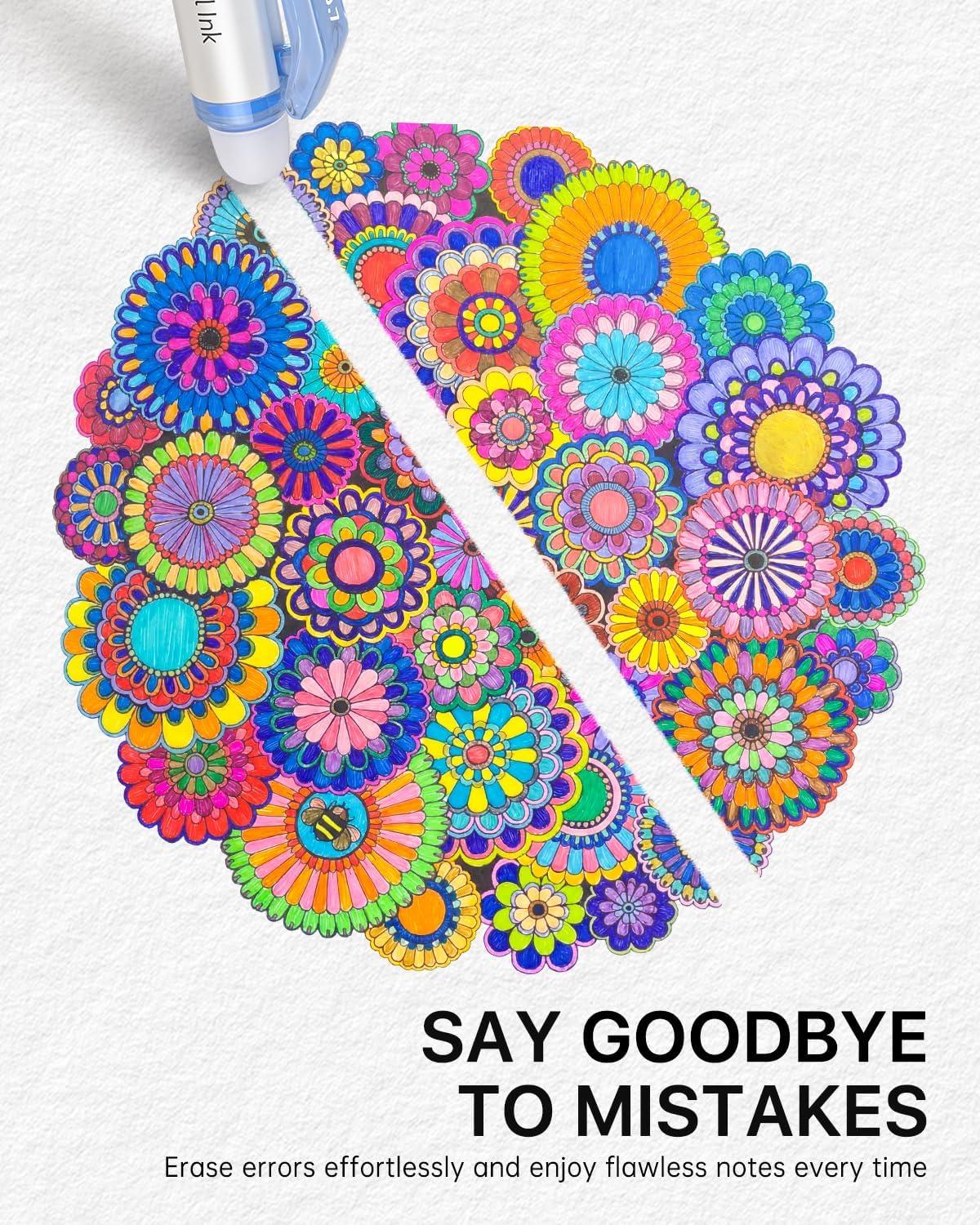 image:imageFour Candies Erasable Gel Pens 07 mm Medium Point Retractable Erasable Pens Make Mistakes Disappear 12 Assorted Colors for Drawing Writing amp PlannersMulticolor