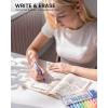 image:imageFour Candies Erasable Gel Pens 07 mm Medium Point Retractable Erasable Pens Make Mistakes Disappear 12 Assorted Colors for Drawing Writing amp PlannersMulticolor