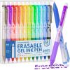 image:imageFour Candies Erasable Gel Pens 07 mm Medium Point Retractable Erasable Pens Make Mistakes Disappear 12 Assorted Colors for Drawing Writing amp PlannersMulticolor
