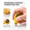 image:imageFour Candies Silent Correction Tape White Correction Tape 12 Pack 262ft Ergonomic EasytoUse ApplicatorFast Clean Instant Corrections Smooth HighOpacity TearResistant Office amp School Supplies6