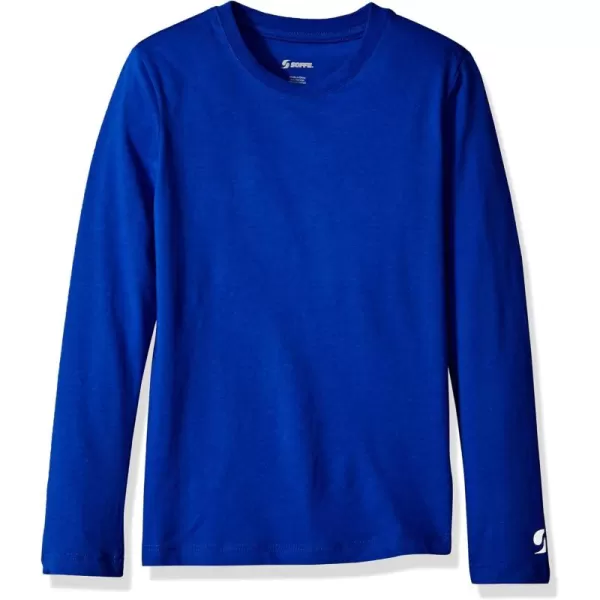 imageSoffe Girls Big Long Sleeve CrewRoyal