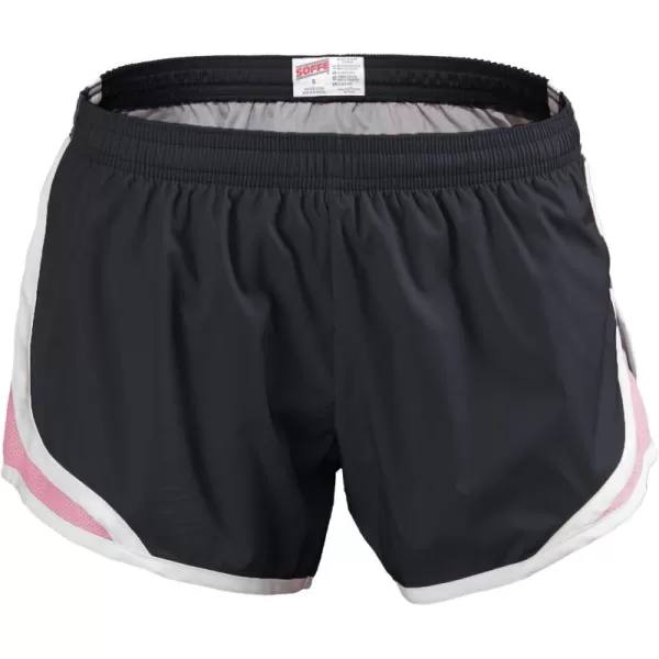 imageSoffe Girls Team Shorty Short PolyBlackSoft Pink