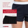 imageSoffe Womens Authentic Cheer Shorts 3 Inseam MultipackBlack 2 Pack