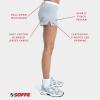 imageSoffe Womens Authentic Cheer Shorts 3 Inseam MultipackOxford 2 Pack