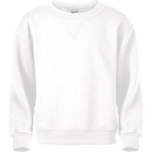 imageSoffe Boys Classic Midweight Fleece Crew SweatshirtWhite