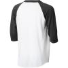 imageMJ Soffe Kids 34 Sleeve Baseball JerseyWhiteBlack
