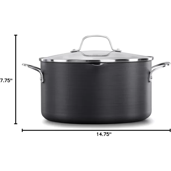 imageCalphalon 1932451 Classic Nonstick Dutch Oven with Cover 7 quart Grey