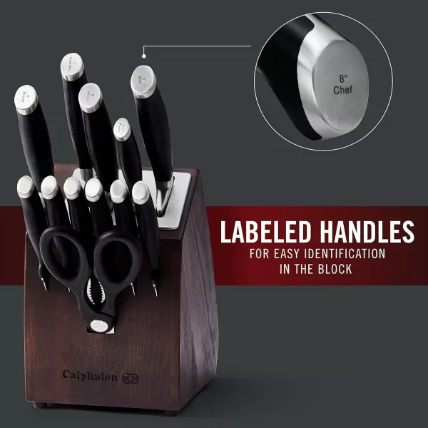 imageCalphalon Classic SelfSharpening Cutlery Knife Block Set with SharpIN TechnologyModern