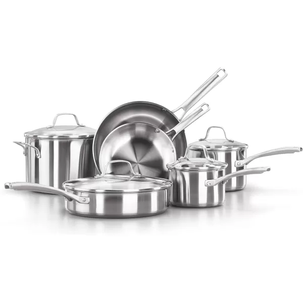 imageCalphalon Classic Stainless Steel 10Piece Cookware Set10Piece