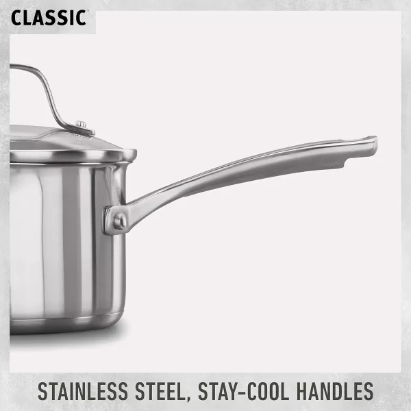 imageCalphalon Classic Stainless Steel 35Quart Sauce Pan with Cover