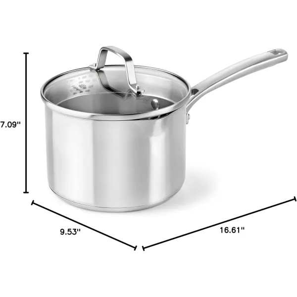 imageCalphalon Classic Stainless Steel 35Quart Sauce Pan with Cover