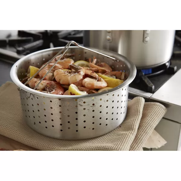 imageCalphalon Classic Stainless Steel 8 quart Stock Pot with Steamer and Pasta Insert