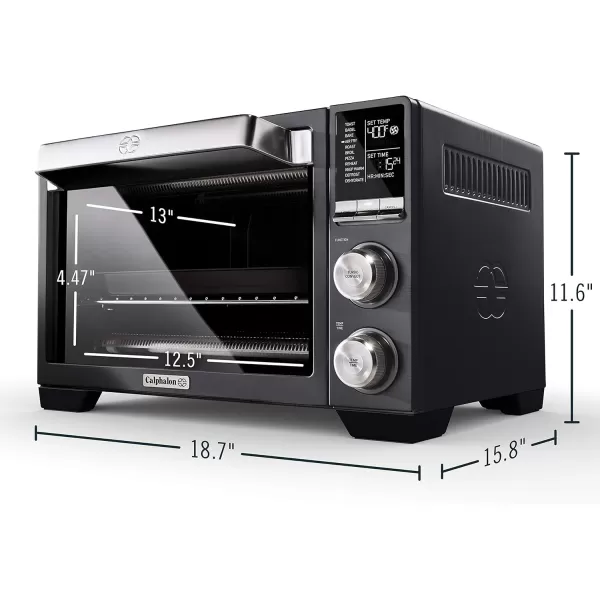 imageCalphalon Performance Countertop French Door Air Fryer Oven 11in1 Convection Toaster OvenConvection Oven  Air Fry