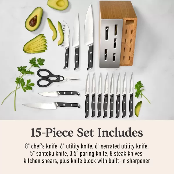 imageCalphalon Premier 3Piece Knife SetNEW 15Piece Set