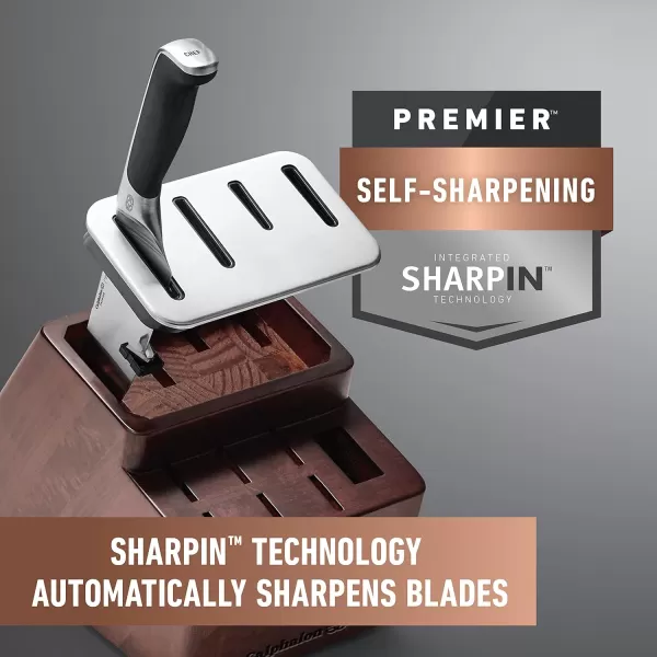 imageCalphalon Premier SharpIN Knife Set with Sharpening Knife Block12Piece