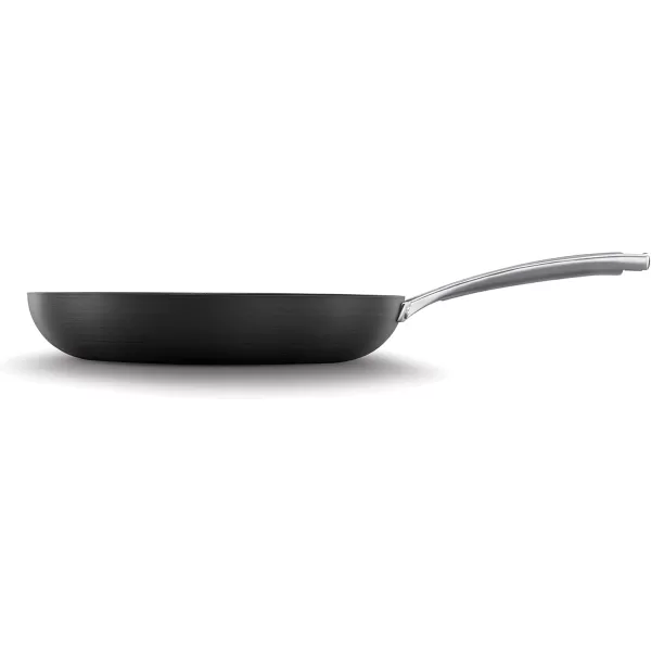 imageCalphalon Signature HardAnodized Nonstick 12Inch Flat Bottom Wok with CoverHardAnodized Nonstick