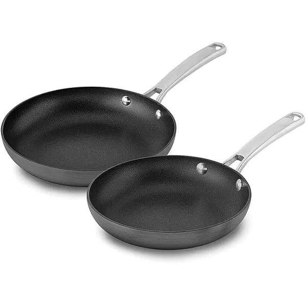 imageCalphalon Signature HardAnodized Nonstick 12Inch Flat Bottom Wok with CoverHardAnodized Nonstick