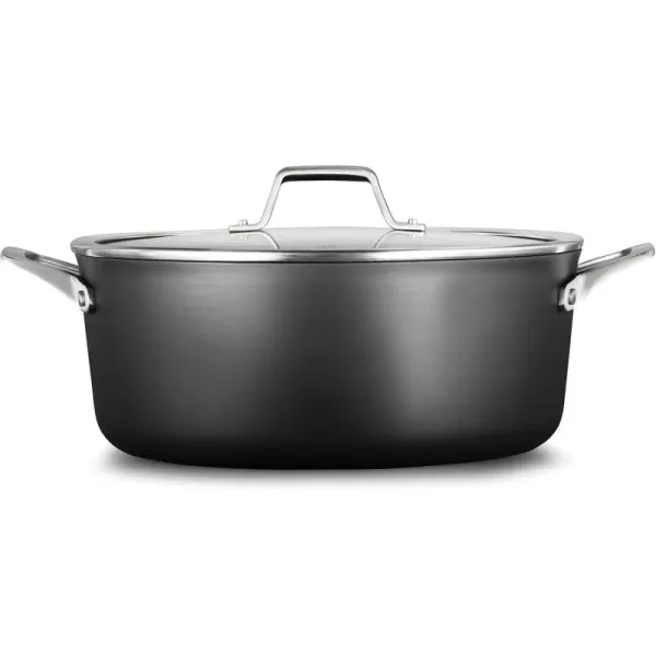 imageCalphalon 2029654 Premier HardAnodized Nonstick 85Quart Dutch Oven with Cover Black