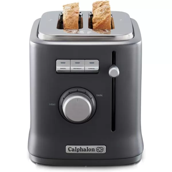 imageCalphalon 2Slice Toaster Precision Control with 6 Shade Settings and Extra Wide Slots Stainless Steel