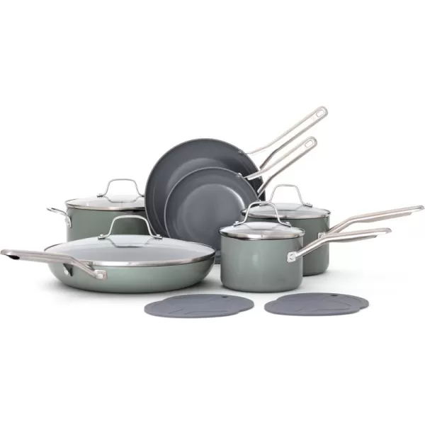 imageCalphalon Ceramic Nonstick 12pc Cookware Set12Piece Set