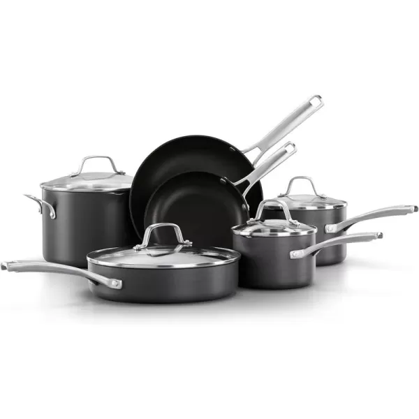 imageCalphalon Classic HardAnodized Nonstick Cookware10Piece Nonstick w AquaShield