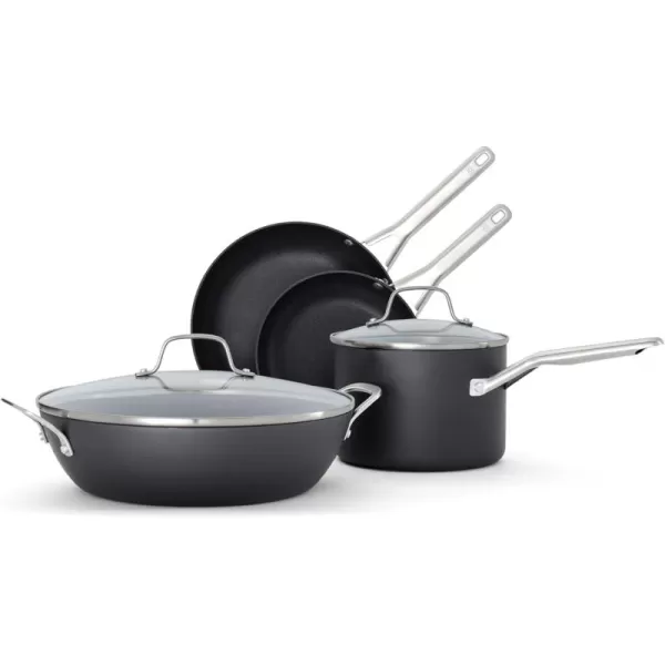 imageCalphalon HardAnodized Nonstick 6Piece Cookware SetNEW 6Piece Set