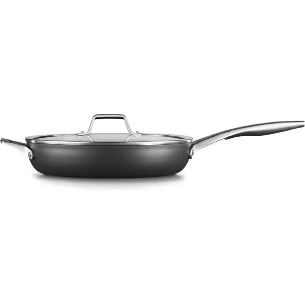 imageCalphalon Premier HardAnodized Nonstick 12Inch Fry Pan with Lid