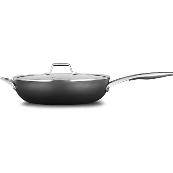 imageCalphalon Premier HardAnodized Nonstick 13Inch Deep Skillet with Lid