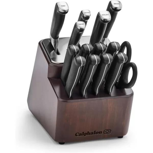 imageCalphalon Premier SharpIN Knife Set with Sharpening Knife Block15Piece