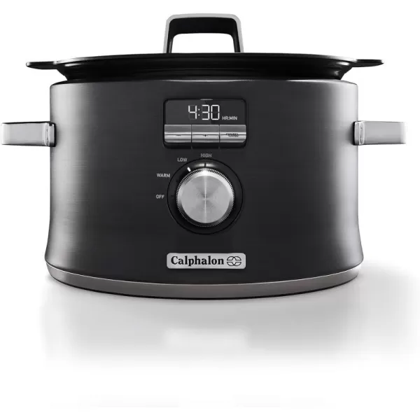 imageCalphalon Slow Cooker with Digital Timer and Programmable Controls 53 Quarts Stainless Steel