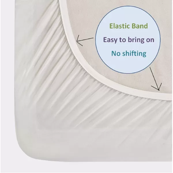 imageBeautyrest Cotton Heated Mattress Pad  Bed Warmer with 20 Heat Settings Controller Auto Shut Off Timer All Around Elastic Deep Pocket UL Certified Machine Washable White KingTwin