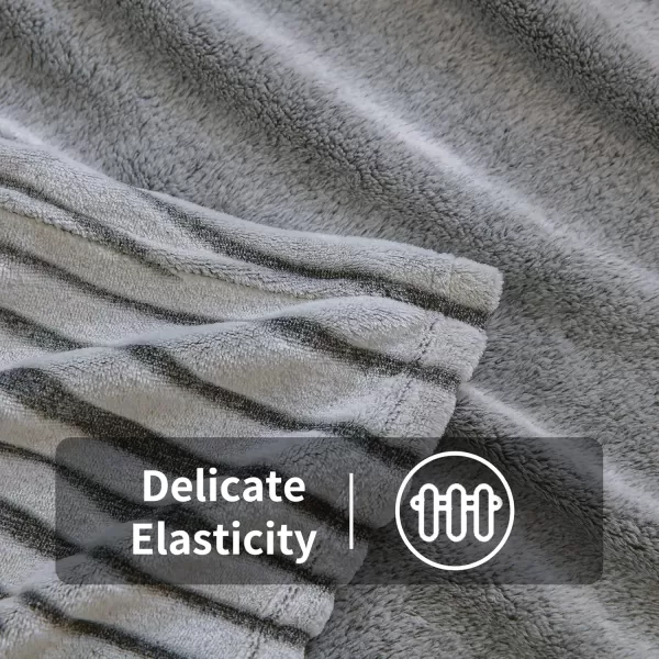 imageFY FIBER HOUSE Flannel Fleece Throw Blanket Lightweight Cozy Plush Microfiber Bedspreads for Adults60quotX80quotBrown LeopardBlack Zebra