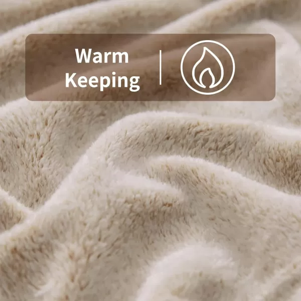 imageFY FIBER HOUSE Flannel Fleece Throw Blanket Lightweight Cozy Plush Microfiber Bedspreads for Adults60quotX80quotBrown LeopardBrown Leopard