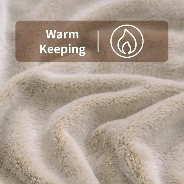 imageFY FIBER HOUSE Flannel Fleece Throw Blanket Lightweight Cozy Plush Microfiber Bedspreads for Adults60quotX80quotBrown LeopardBrown Zebra