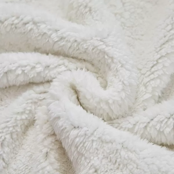 imageFY FIBER HOUSE Sherpa Fleece Plush Throw Blanket Super Warm Soft Cozy Fuzzy Microfiber for Couch Bed with Cobblestone Print 50quotX60quot Pink