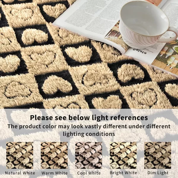 imageFY FIBER HOUSE Throw Blankets with Heart CheckeredSoft Warm Blankets for Lover Mom Father GiftsWashable Lightweight Fuzzy Blanket for Couch Sofa Bed All SeasonSage Green90quotx108quotBlack Brown