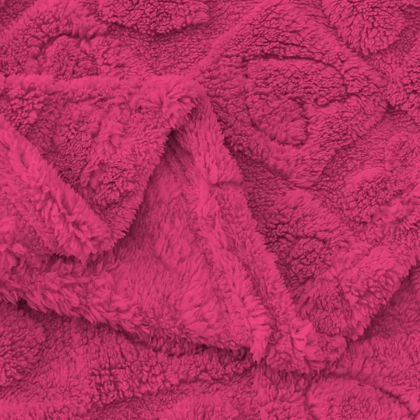 imageFY FIBER HOUSE Throw Blankets with Heart CheckeredSoft Warm Blankets for Lover Mom Father GiftsWashable Lightweight Fuzzy Blanket for Couch Sofa Bed All SeasonSage Green90quotx108quotHot Pink