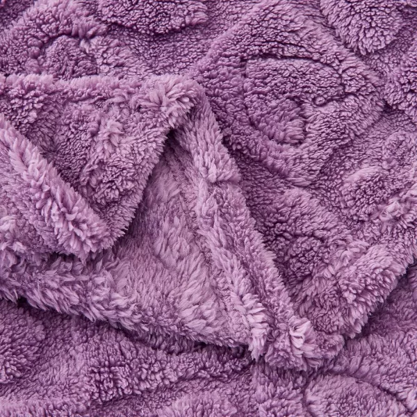 imageFY FIBER HOUSE Throw Blankets with Heart CheckeredSoft Warm Blankets for Lover Mom Father GiftsWashable Lightweight Fuzzy Blanket for Couch Sofa Bed All SeasonSage Green90quotx108quotLavender