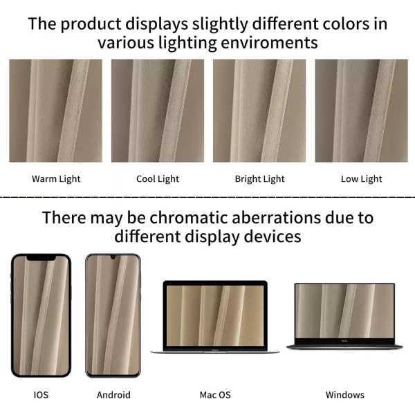 imageFY FIBER HOUSE 100 Blackout Curtains Summer Home Decoration Window Treatment Thermal Insulated Solid Grommet Velvet DraperiesDrape for Kitchen2 Panels42 by 84 InchPinkBeige