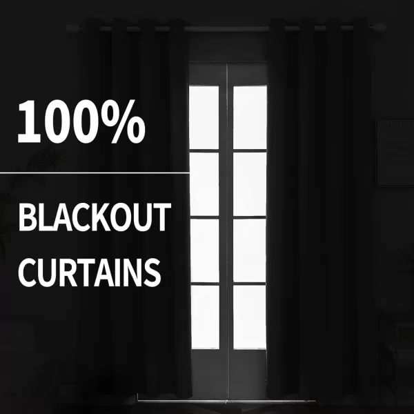 imageFY FIBER HOUSE 100 Blackout Curtains Summer Home Decoration Window Treatment Thermal Insulated Solid Grommet Velvet DraperiesDrape for Kitchen2 Panels42 by 84 InchPinkBeige